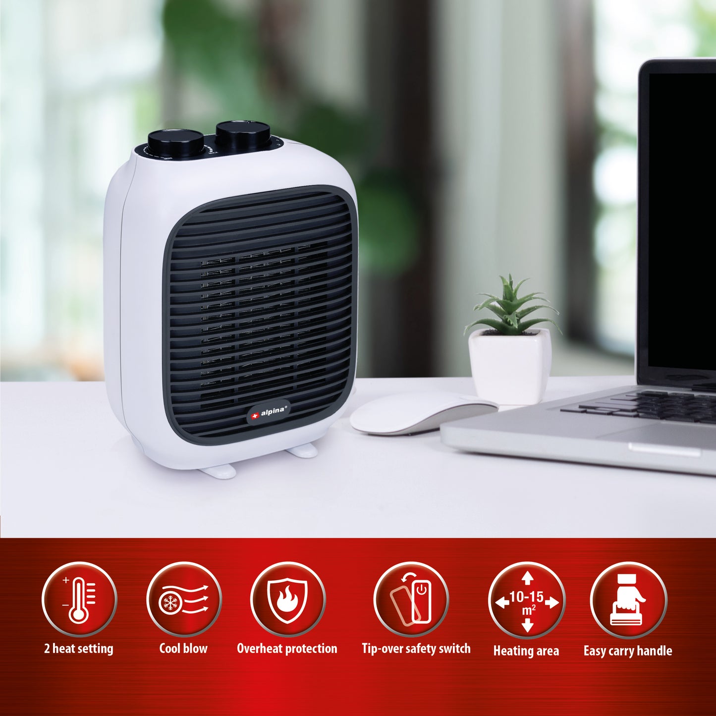Portable Heater 230V 1500W Ptc