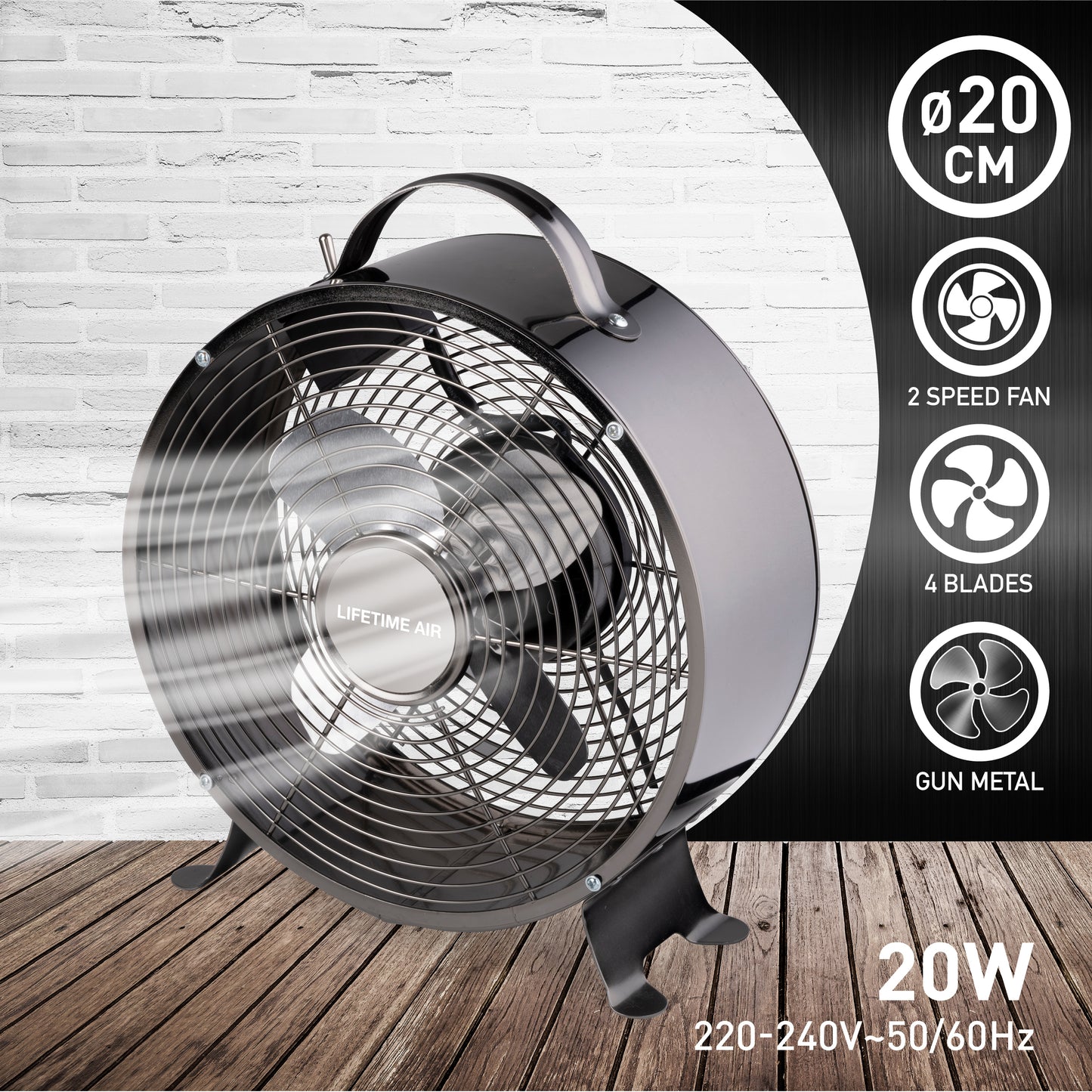 Table Fan 20Cm 20W 230V