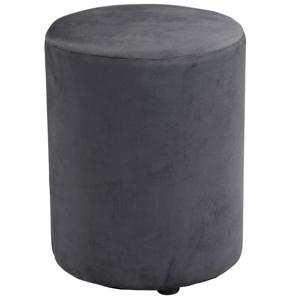 Stool Velvet Grey