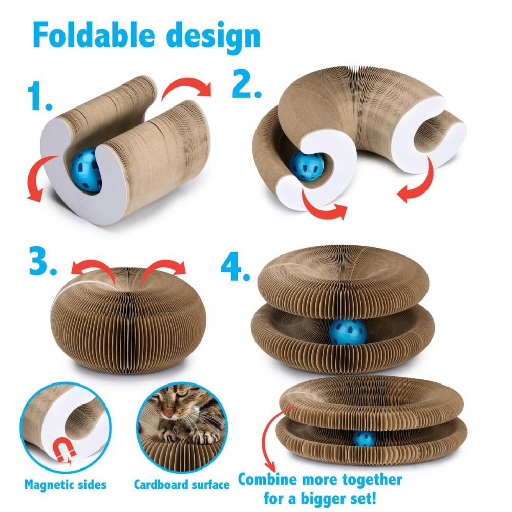 Cat Scratch Board Foldable 3Pcs