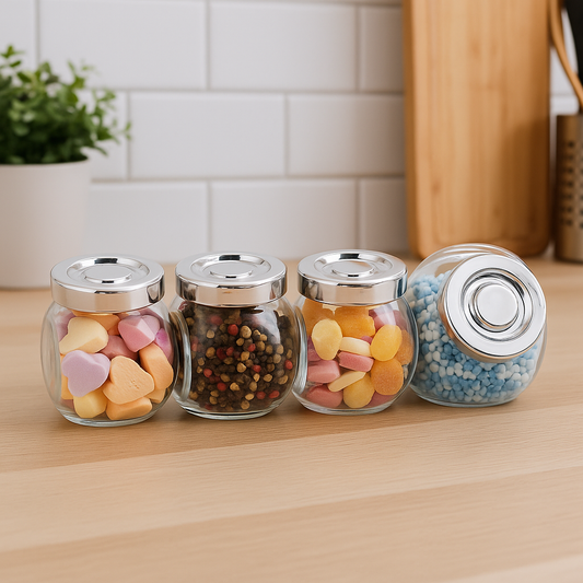 Voorraadpotten 200Ml 4 Stuks