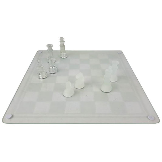 Glazen Schaakspel - 25 X 25 Cm
