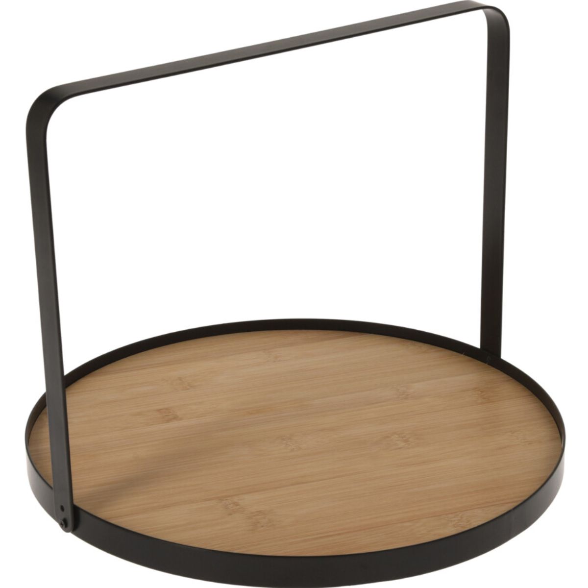 Serveerplateau - Bamboe - Ø35Cm - Hoogte 25Cm