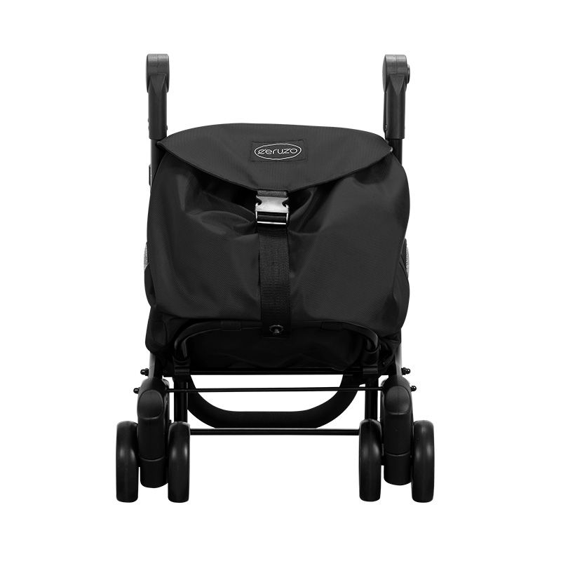 Ceruzo Go Four Boodschappentrolley - Zwart - 43.5 Liter - By Playmarket