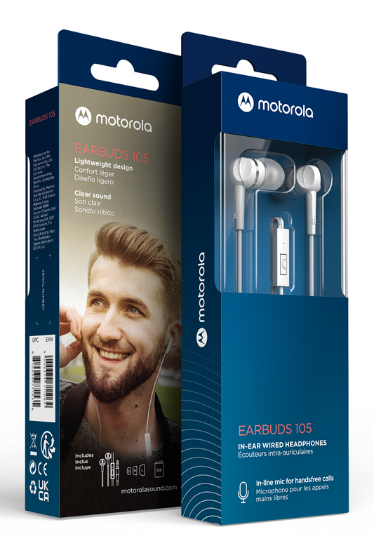 Earphone Earbuds 105 Wht