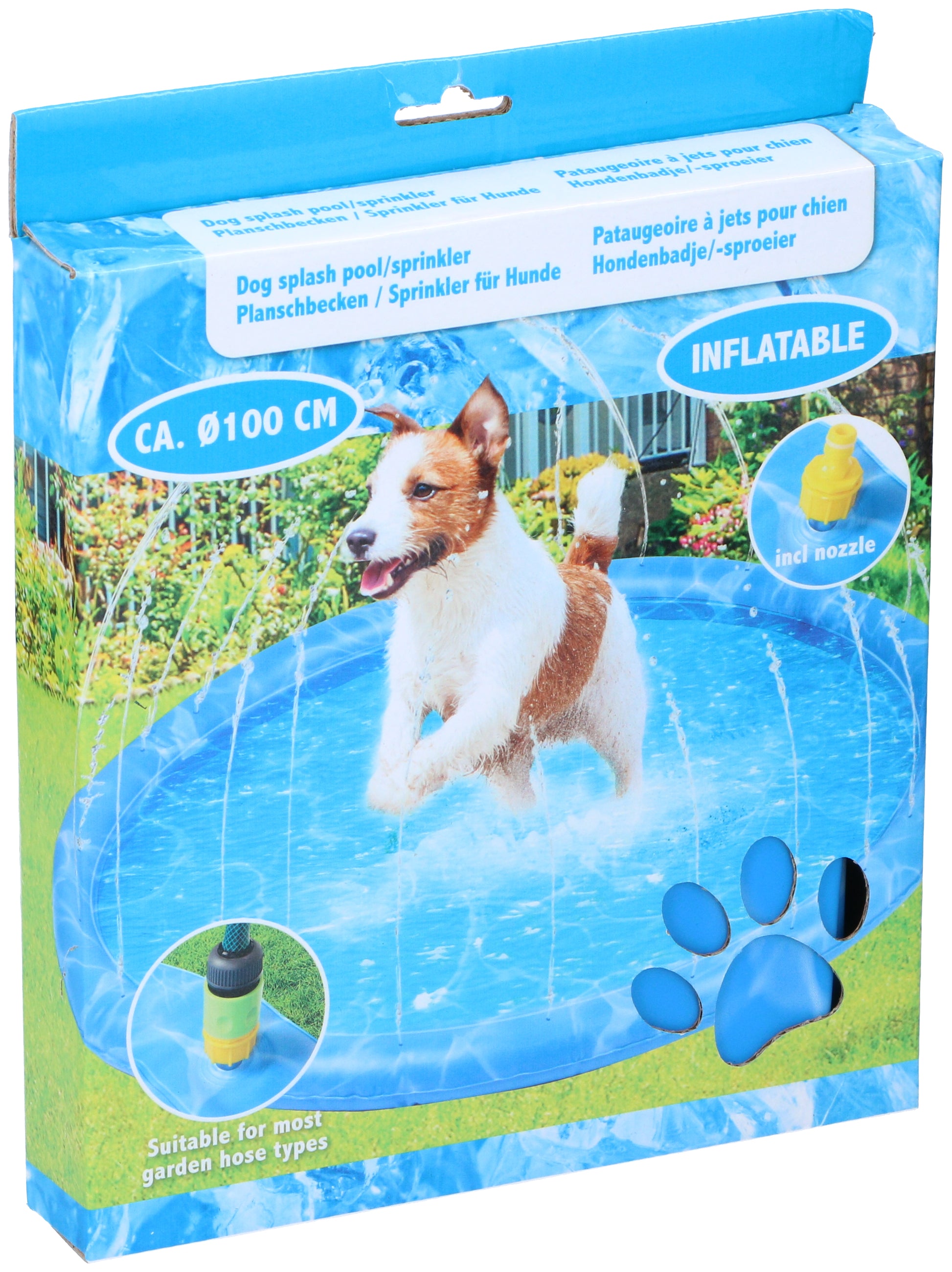 Dog Splash Pool And Sprinkler