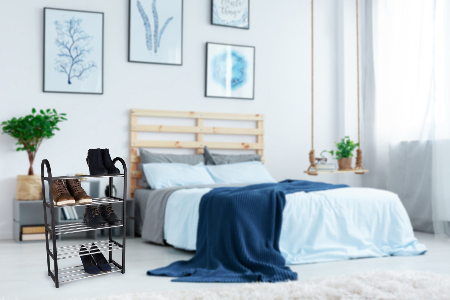 Shoe Rack 50X20X77Cm Pp/Ir