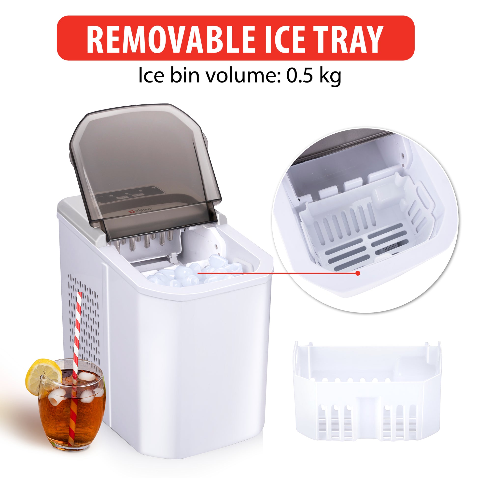 Ice Cube Maker 220-240V 112W