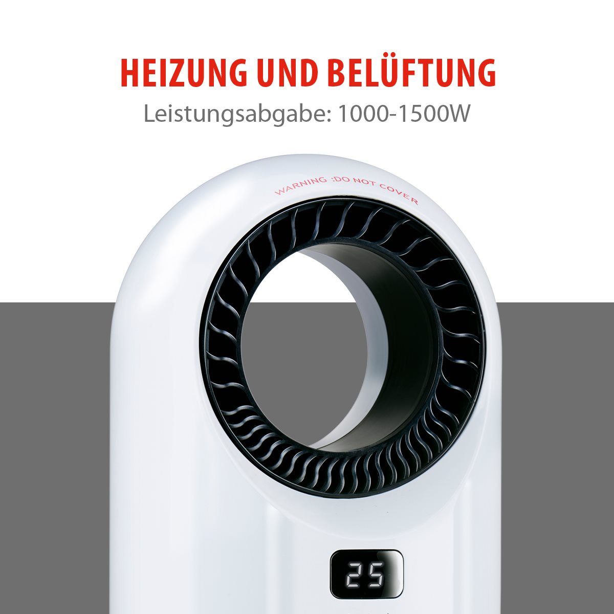 Bladeless Ptc Heater 1000/1500