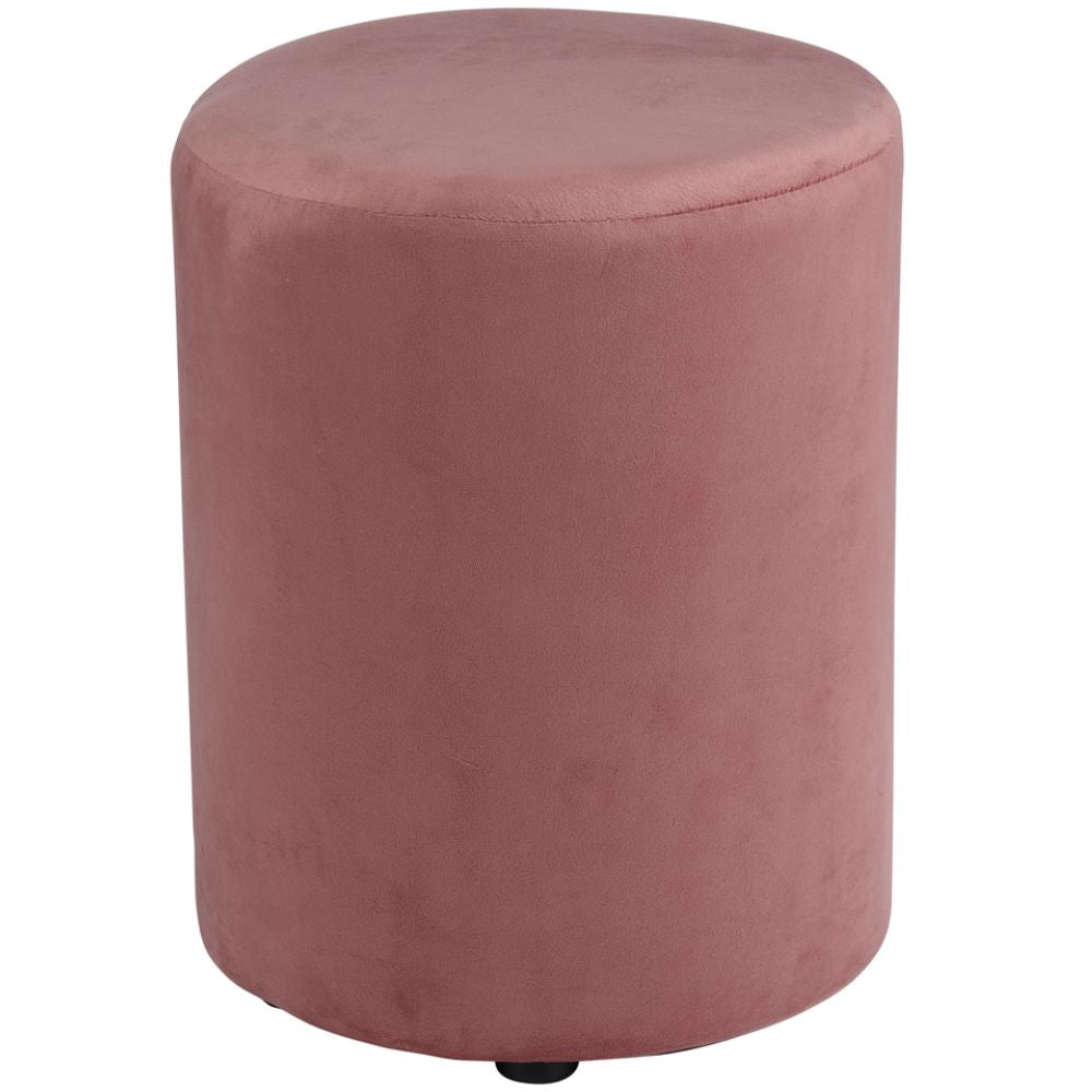 Stool Velvet Pink