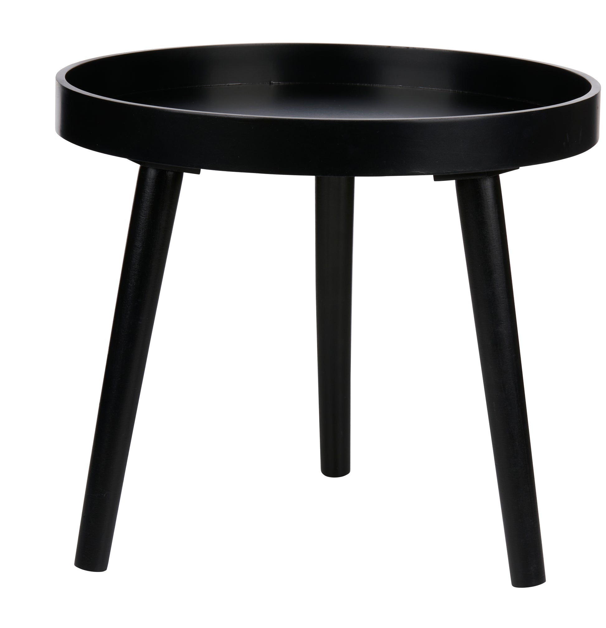 Side Table Round Black