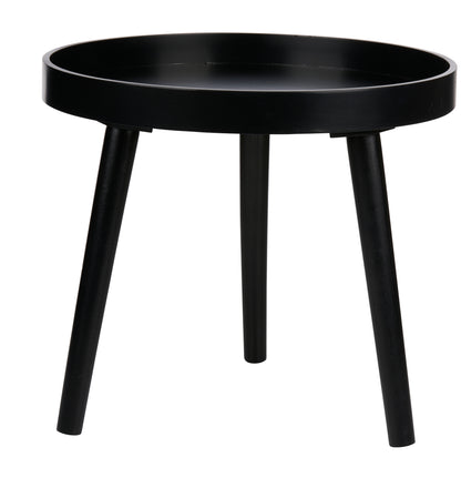 Side Table Round Black