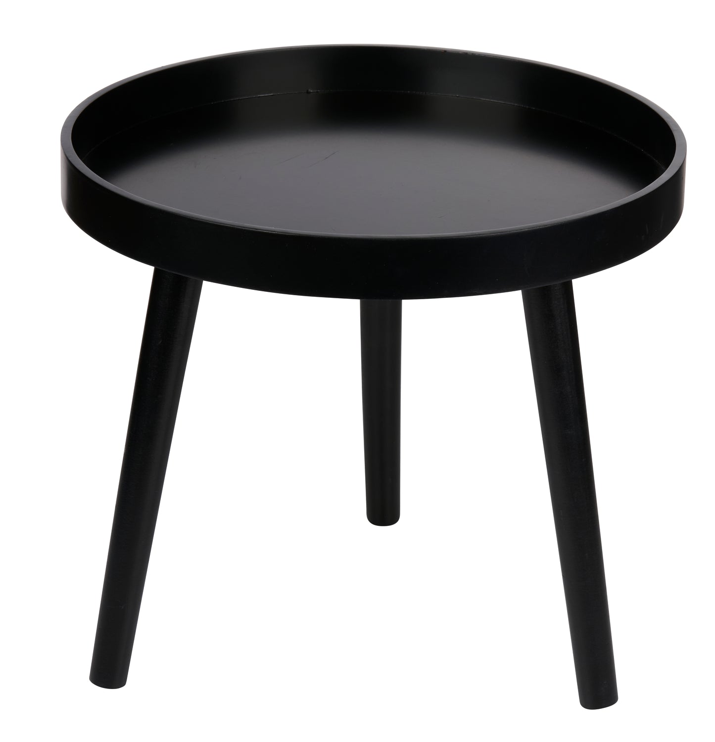 Side Table Round Black