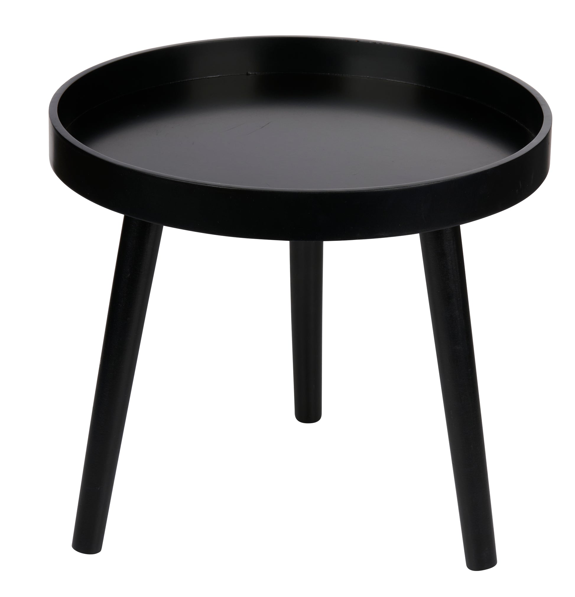 Side Table Round Black