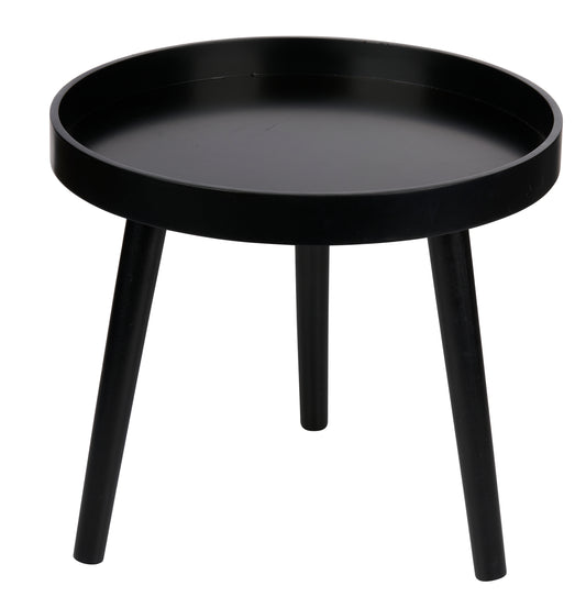 Side Table Round Black