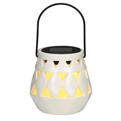 Solar Lantarn White 11Cm
