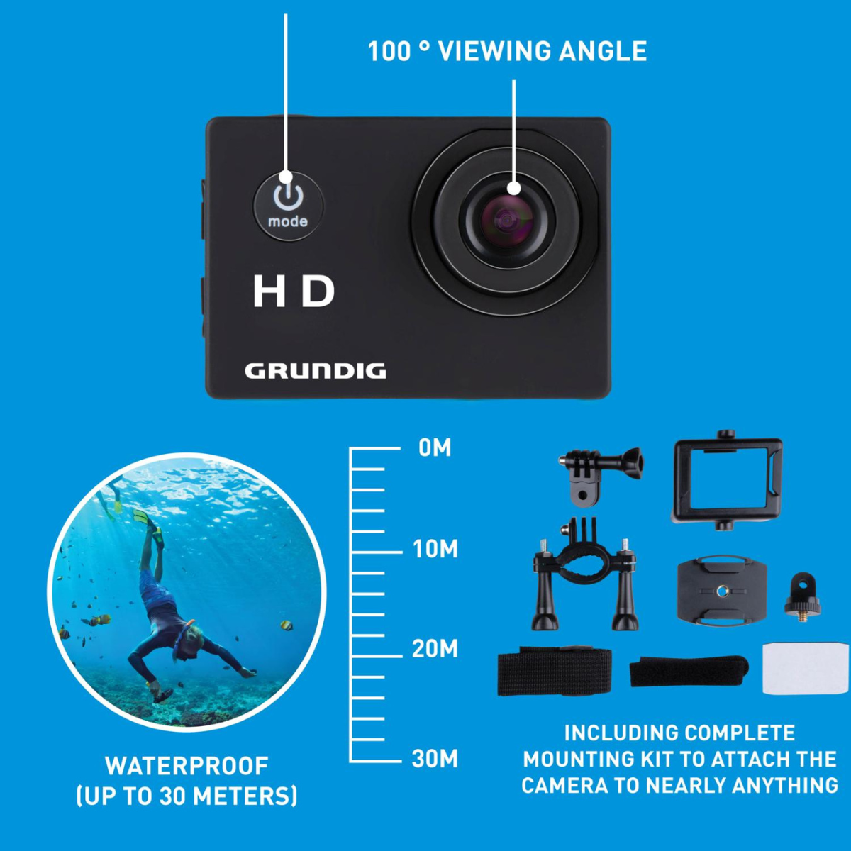 Action Cam Hd 720P, 2&quot; Screen 1280X720Px