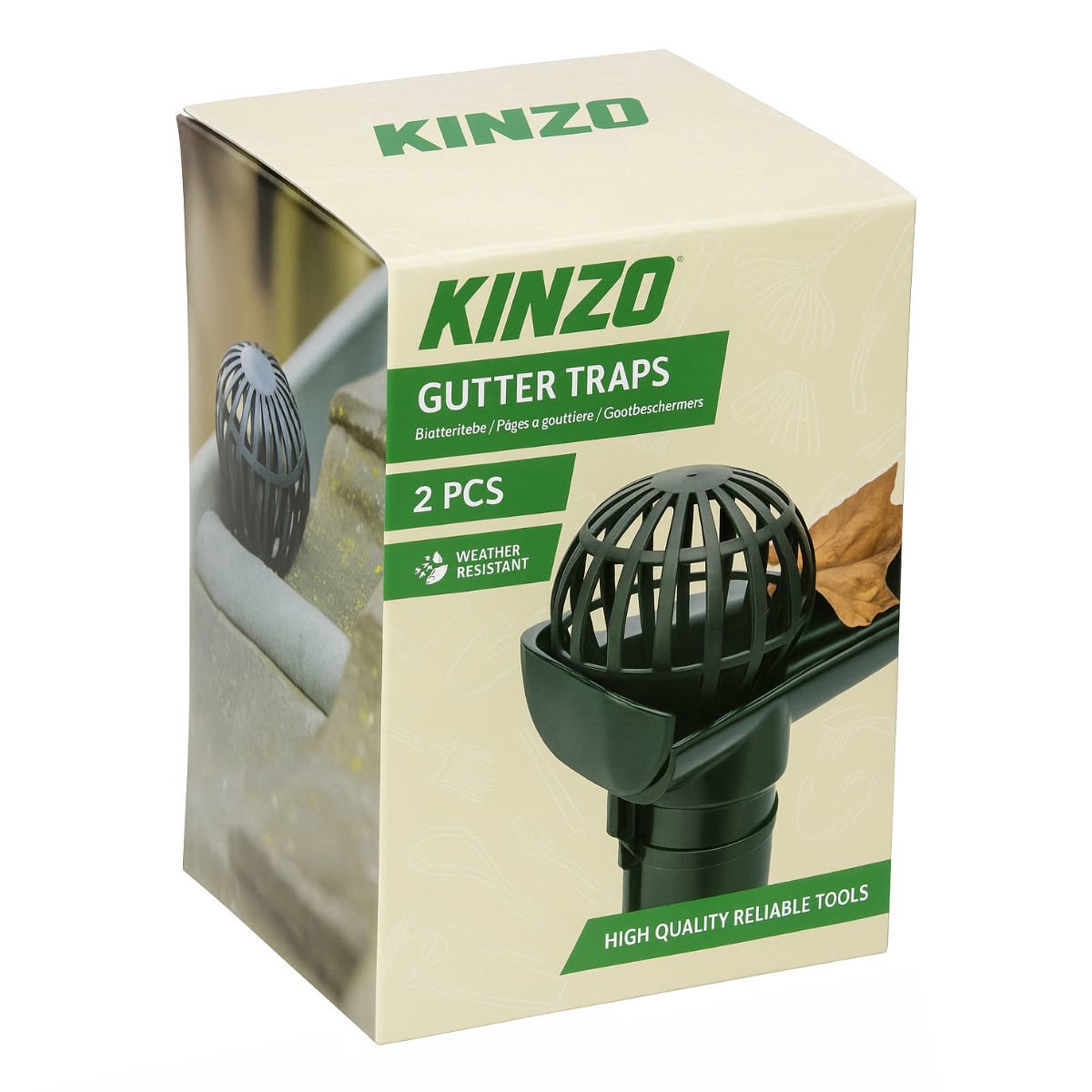 Dakgootbeschermer Ø12Cm 2Pc