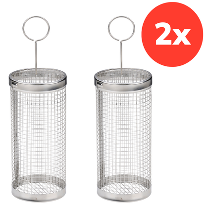 Rvs Grillmand Ø7,5 X 20,5 Cm