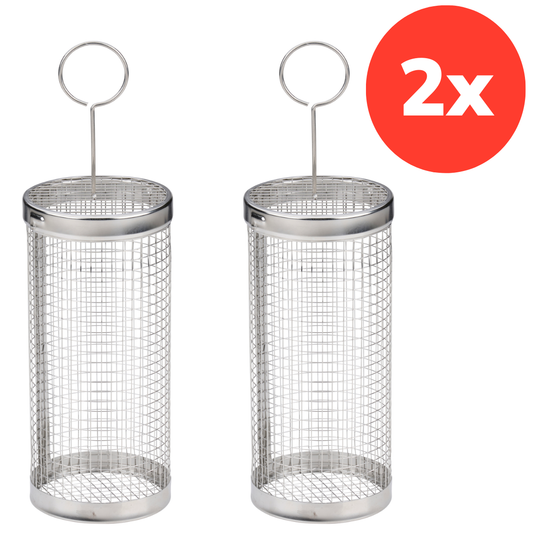 Rvs Grillmand Ø7,5 X 20,5 Cm