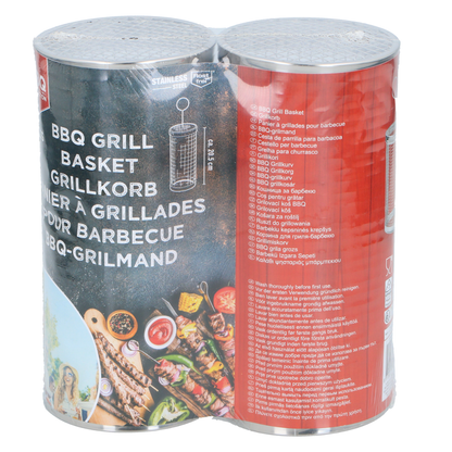 Rvs Grillmand Ø7,5 X 20,5 Cm