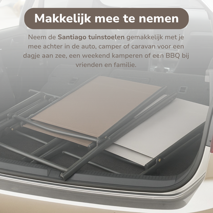 Tuinstoelen Set Santiago Taupe