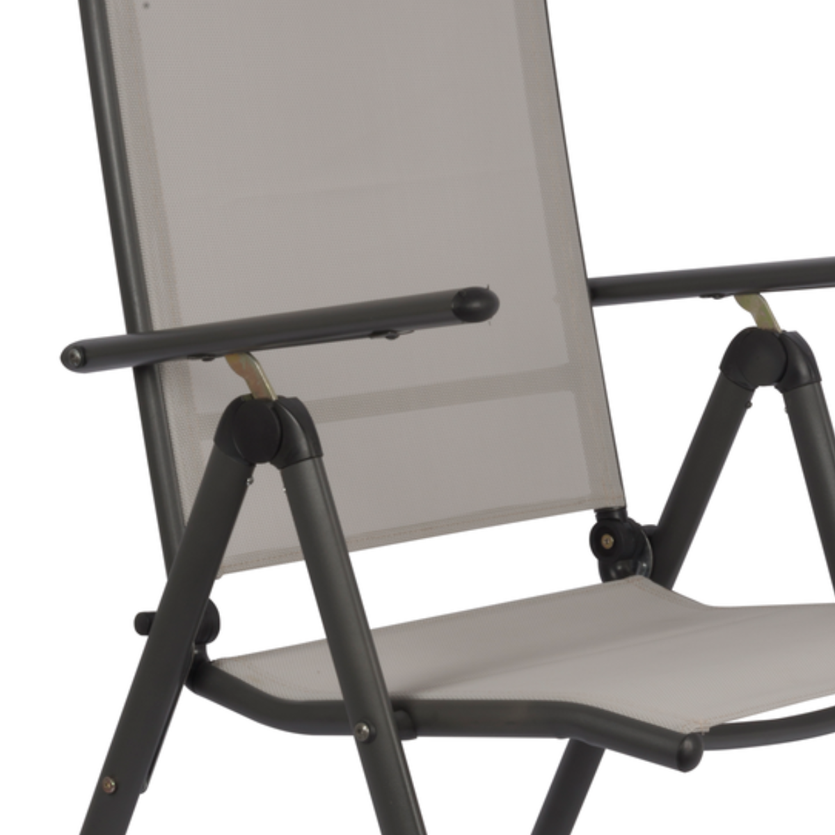 Tuinstoelen Set Santiago Grijs/Zwart