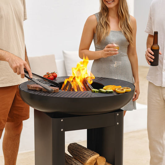 Vuurkorf En Teppanyaki Grill 61X61X90Cm