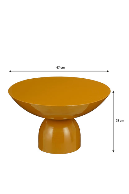 Celise Table Brown - H28Xd47Cm