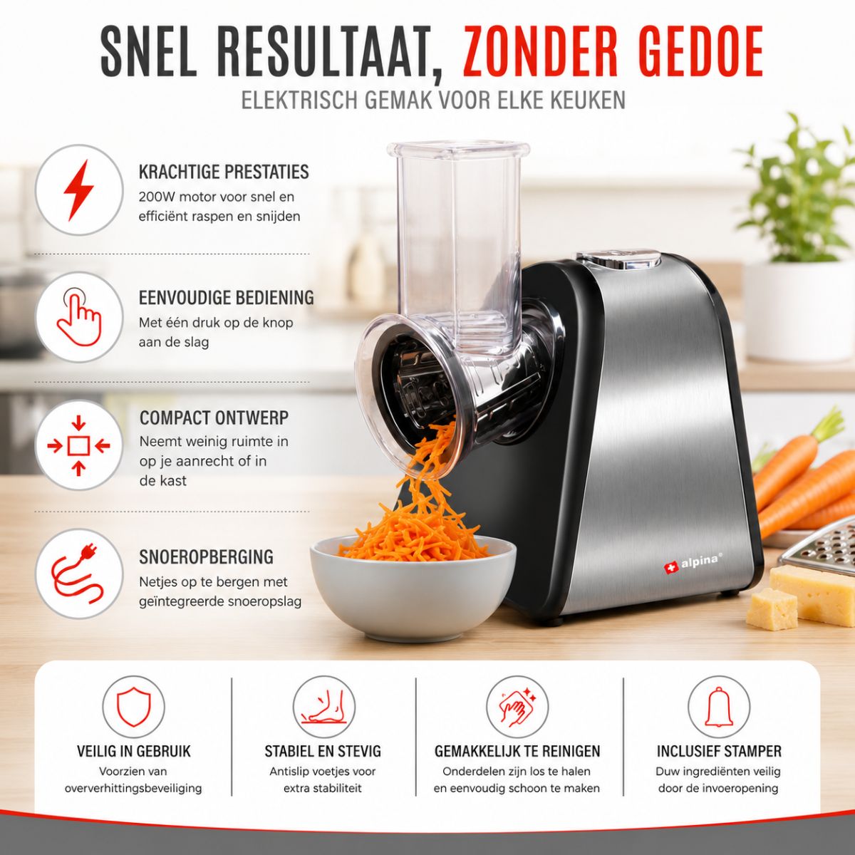 Vegetable Slicer 230V 200W