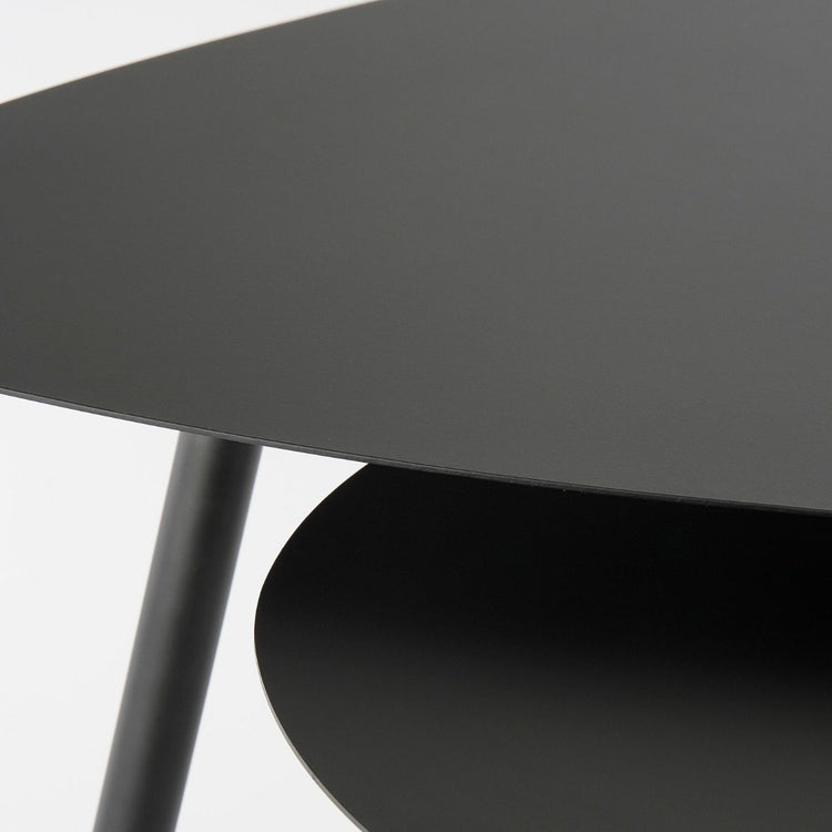 Side Table Black Set Of 2 - L80Xw60Xh47Cm