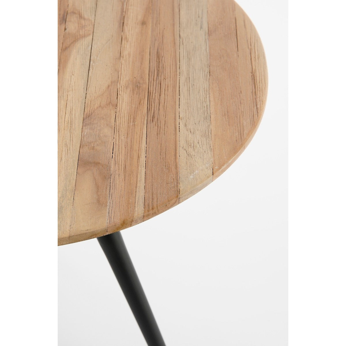 Jailey Side Table Brown Set Of 2 - H49Xd50Cm