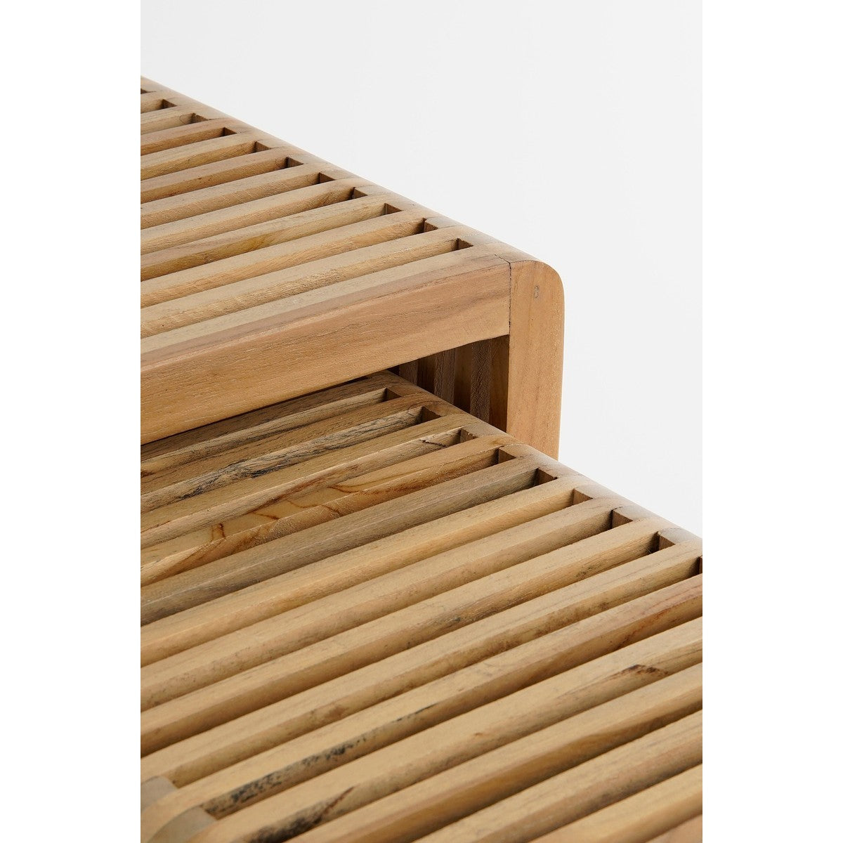 Yonker Side Table Brown Set Of 3 - L44Xw34Xh50Cm