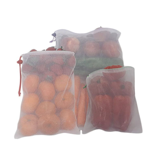Duett Herbruikbare Fruit- En Groentezakjes - Polyester - 6 Stuks