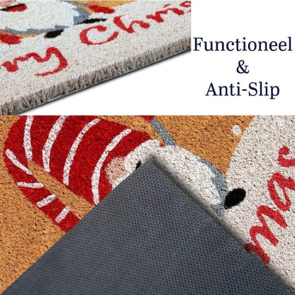 Kerst Deurmat - 45X75Cm