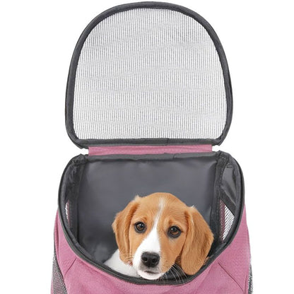 Ceruzo Hondenrugzak - Voor Katten En Honden Tot 10 Kg - Roze